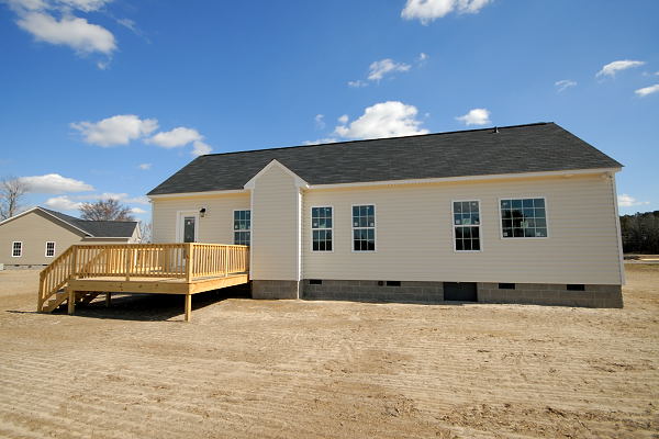 New Homes for Sale - 102 Amanda's Way - Goldsboro NC - back view